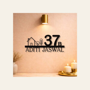Appealing MS House Name Plate