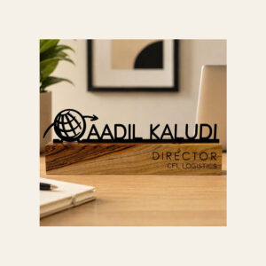 Desk Name Plate